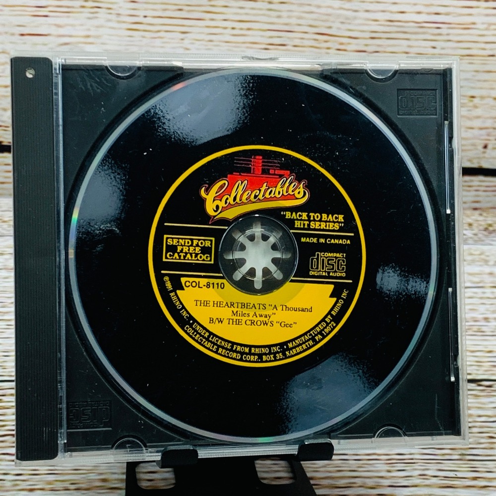 The Heartbeats A Thousand Miles Away The Crows‎ Gee [1991 CD] Collectables